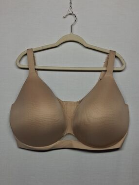 Cacique Beige Lightly Lined Full Coverage Bra 46I